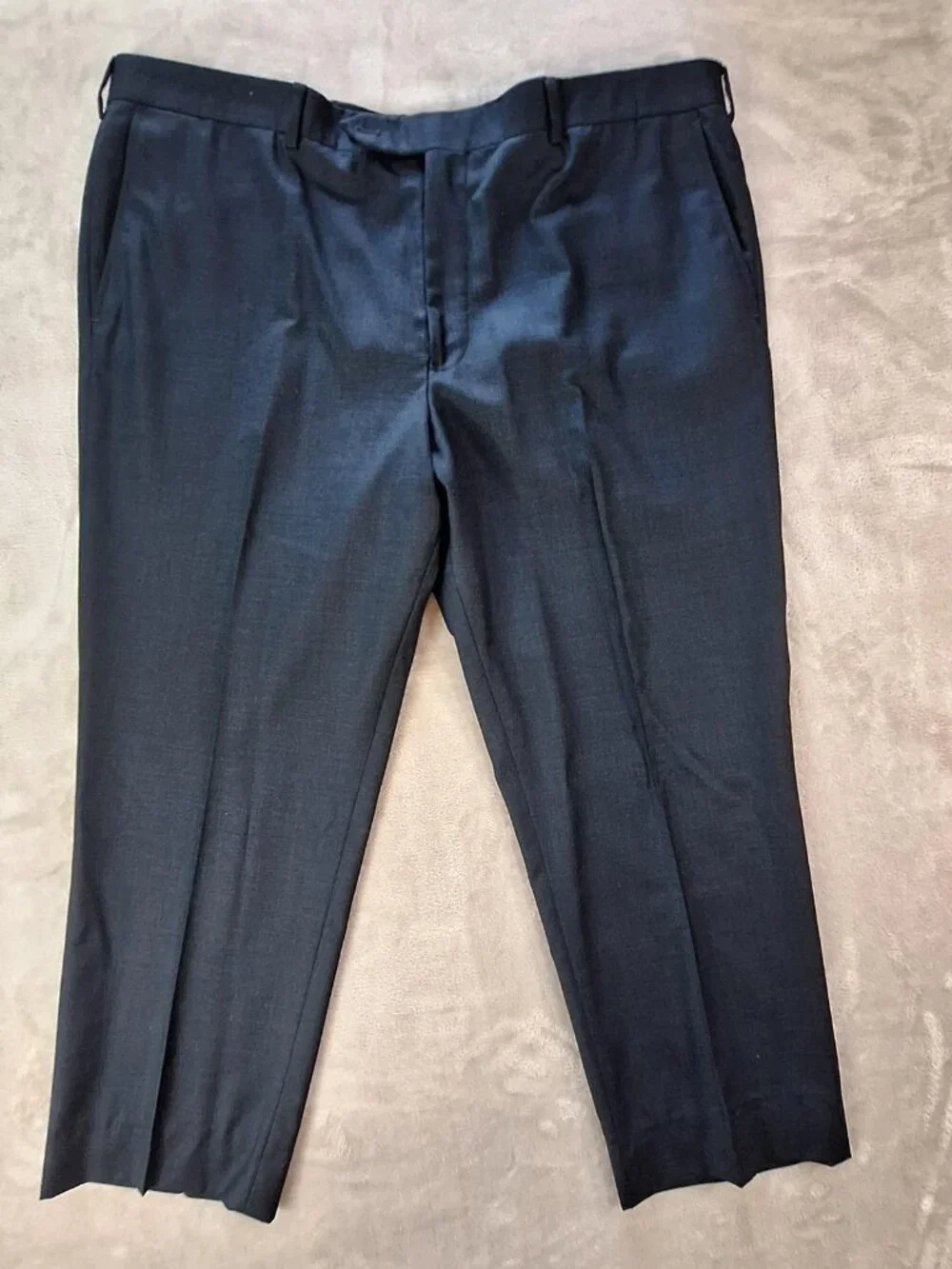 Southwick Suit Mens 52R 46W Gray Wool Double Vent 2 Button 2 Piece Formal USA